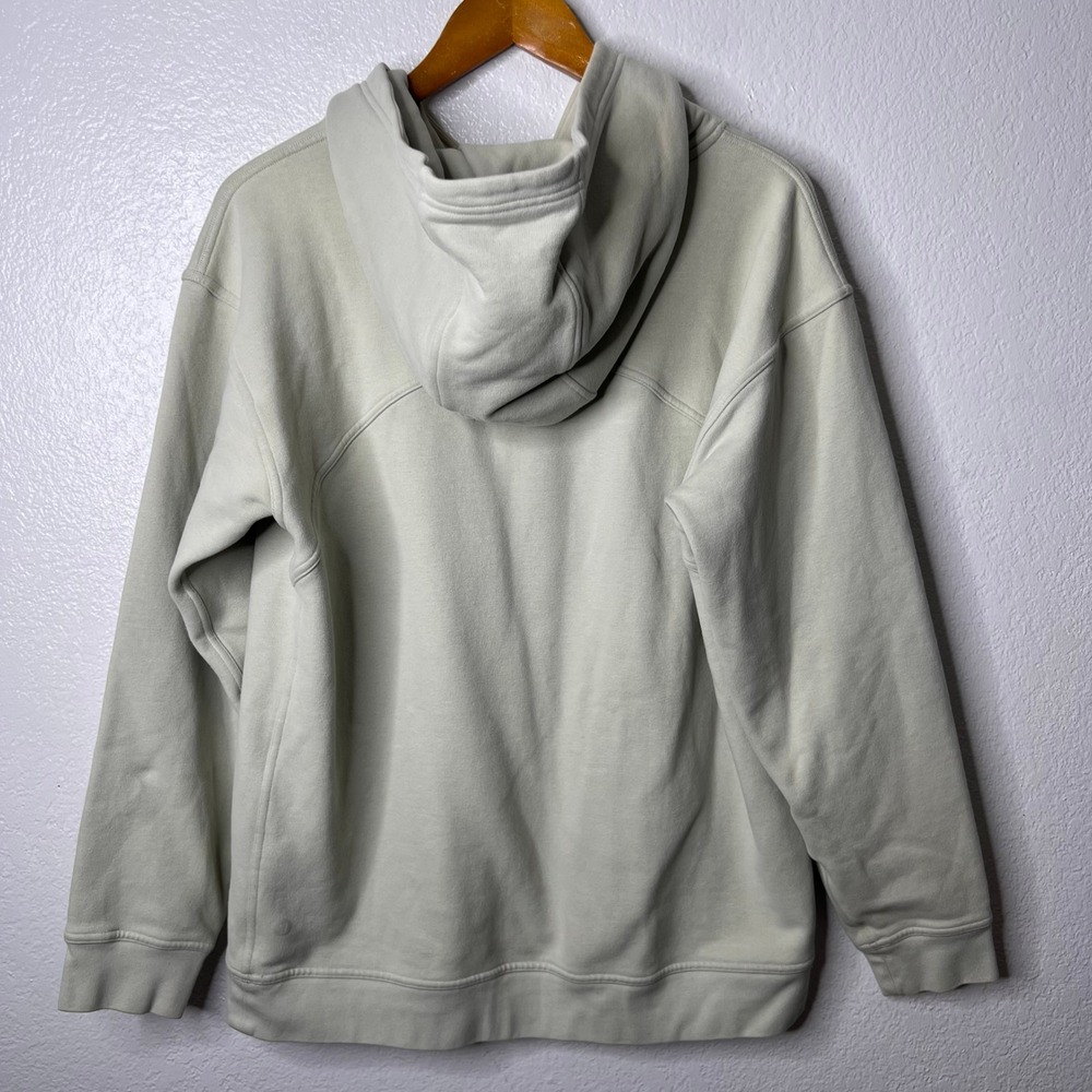 Lululemon All Yours Hoodie Fleece Light Sage Green Size 12 Relaxed Fit Pullover - Picture 3 of 8